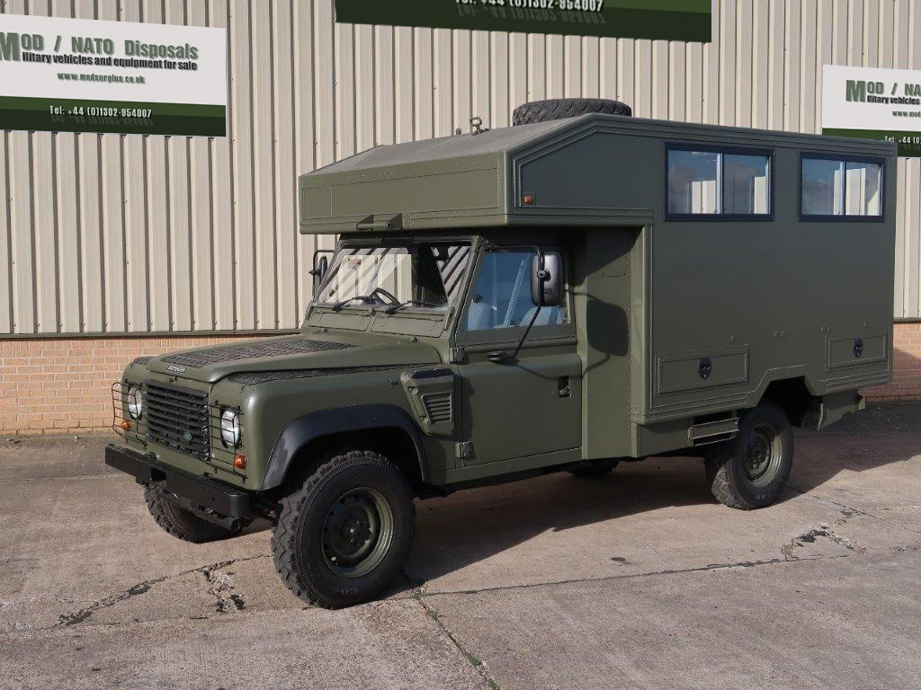 Ex Military - 50251 – Land Rover Defender 130 Wolf Gun Bus (shoot vehicle)